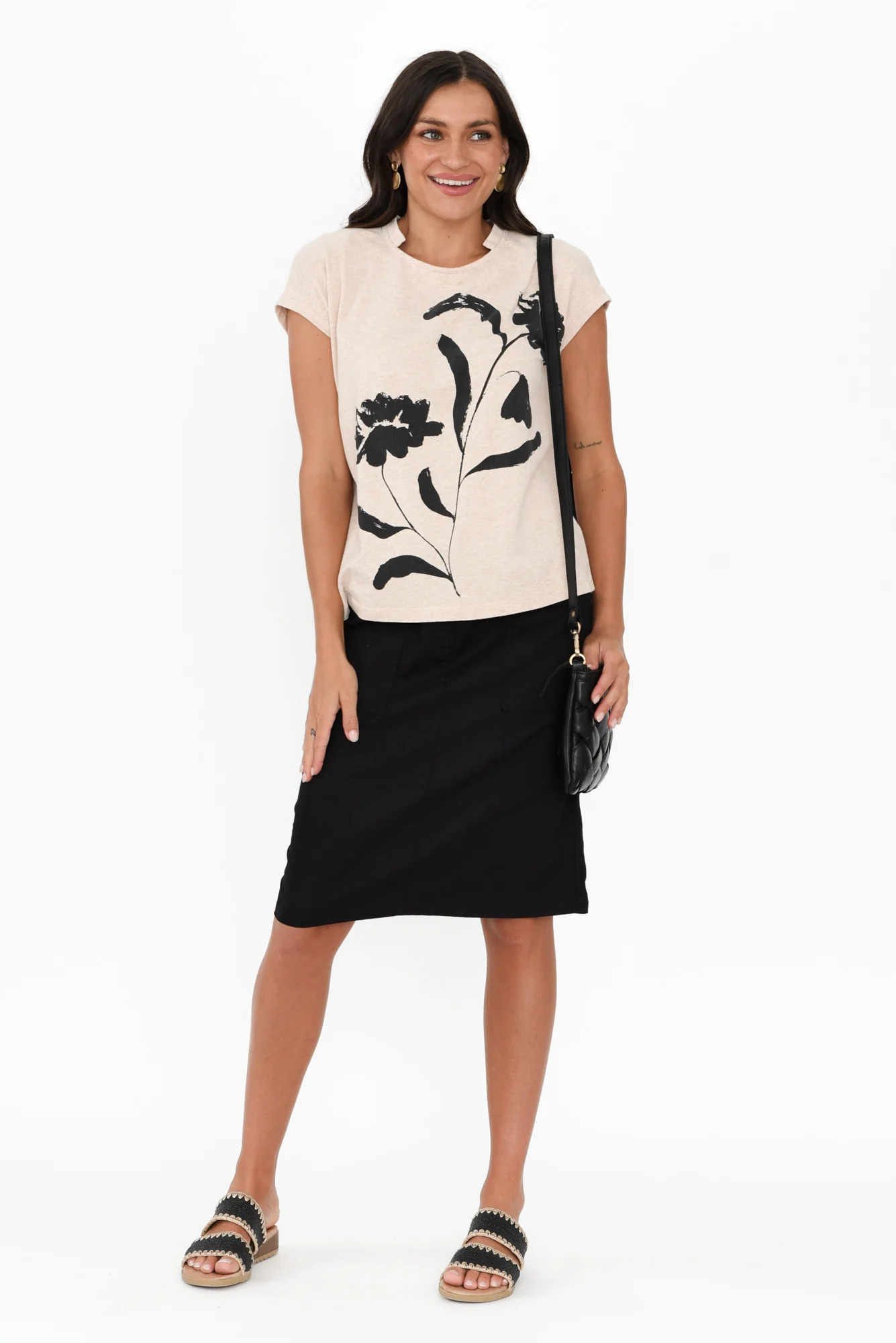 Freydis Oat Flower Shell Tee