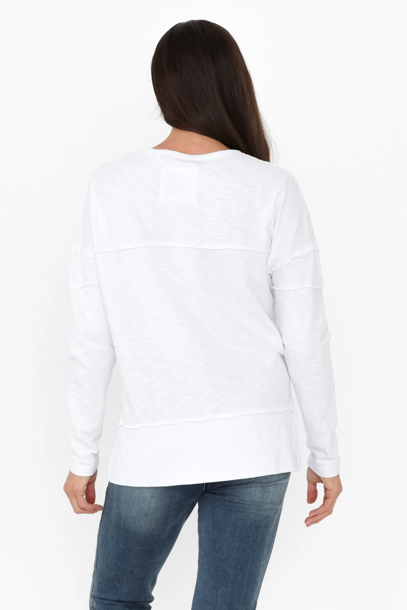 Jayne White Cotton Throw On Top