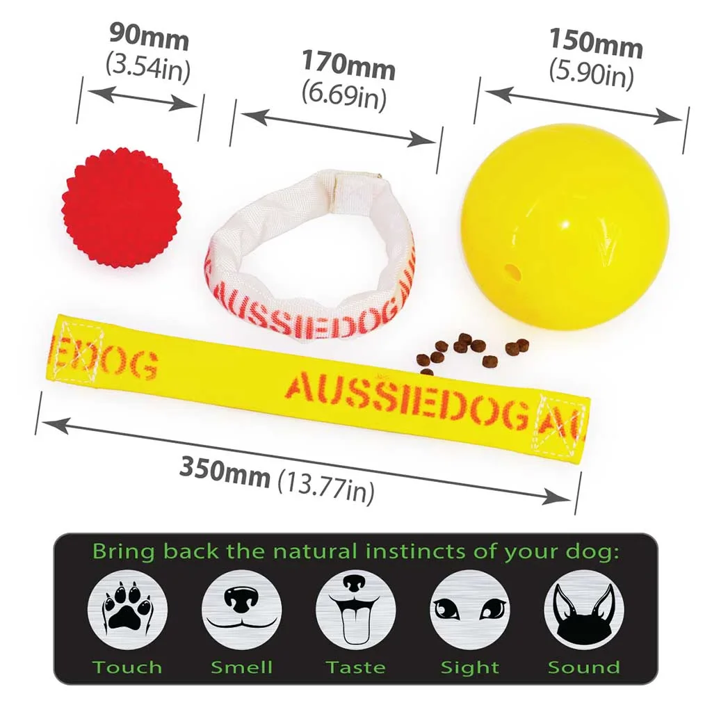 Aussie Dog Puppy Pack Medium – Tough, Safe Toys for Growing Dogs