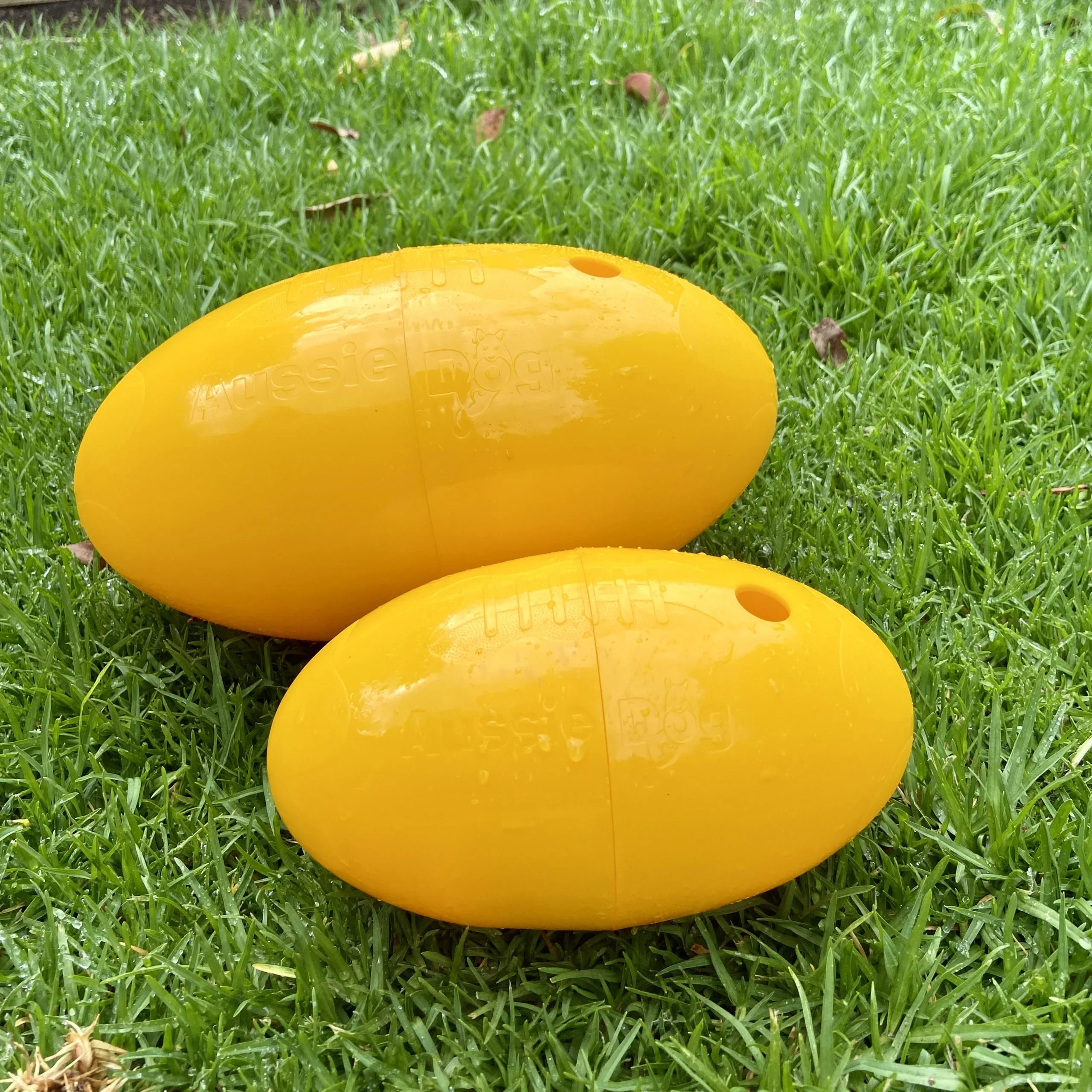 Aussie Dog Footy Feeder – Durable Interactive Dog Toy