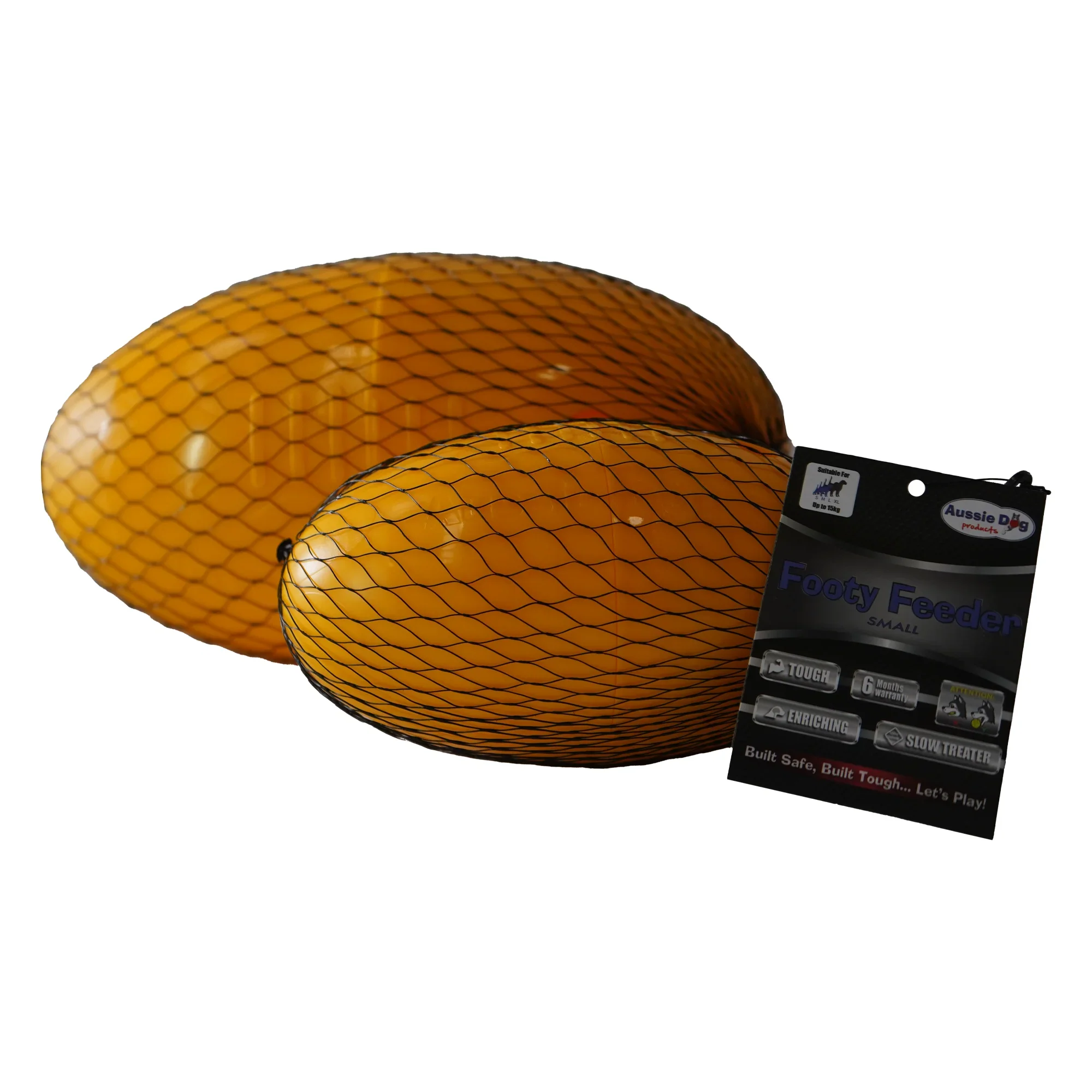 Aussie Dog Footy Feeder – Durable Interactive Dog Toy