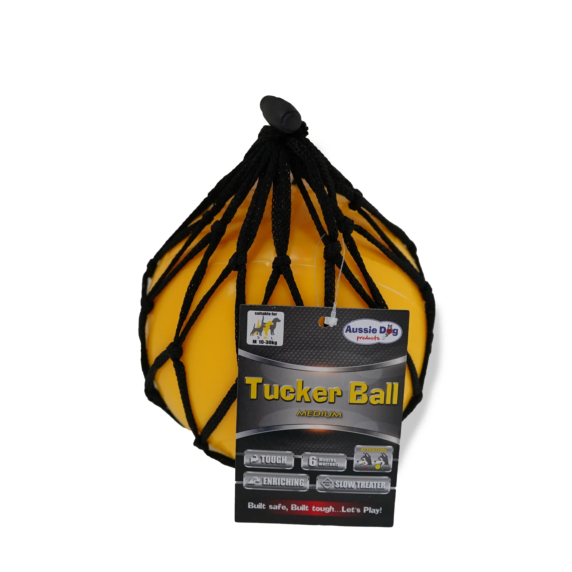 Aussie Dog Tucker Ball Medium – Durable Treat Dispensing Toy