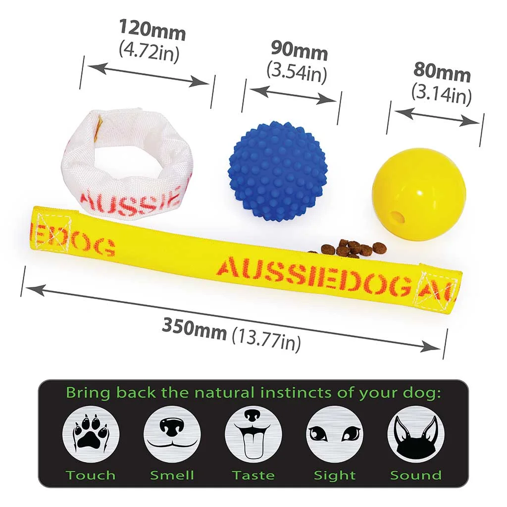 Aussie Dog Puppy Pack Mini – Durable Toys for Small Puppies