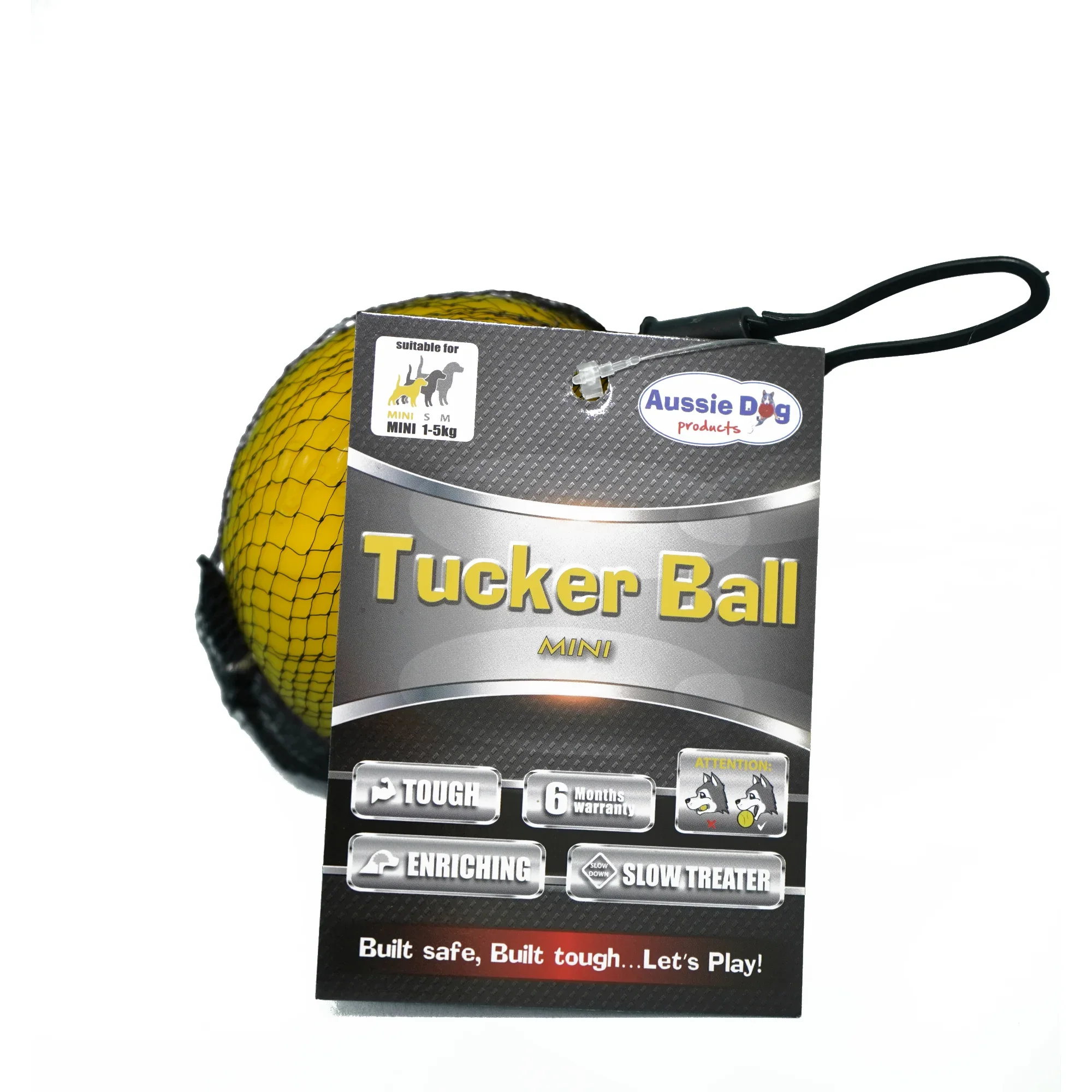 Aussie Dog Tucker Ball Mini – Treat Dispensing Dog Toy