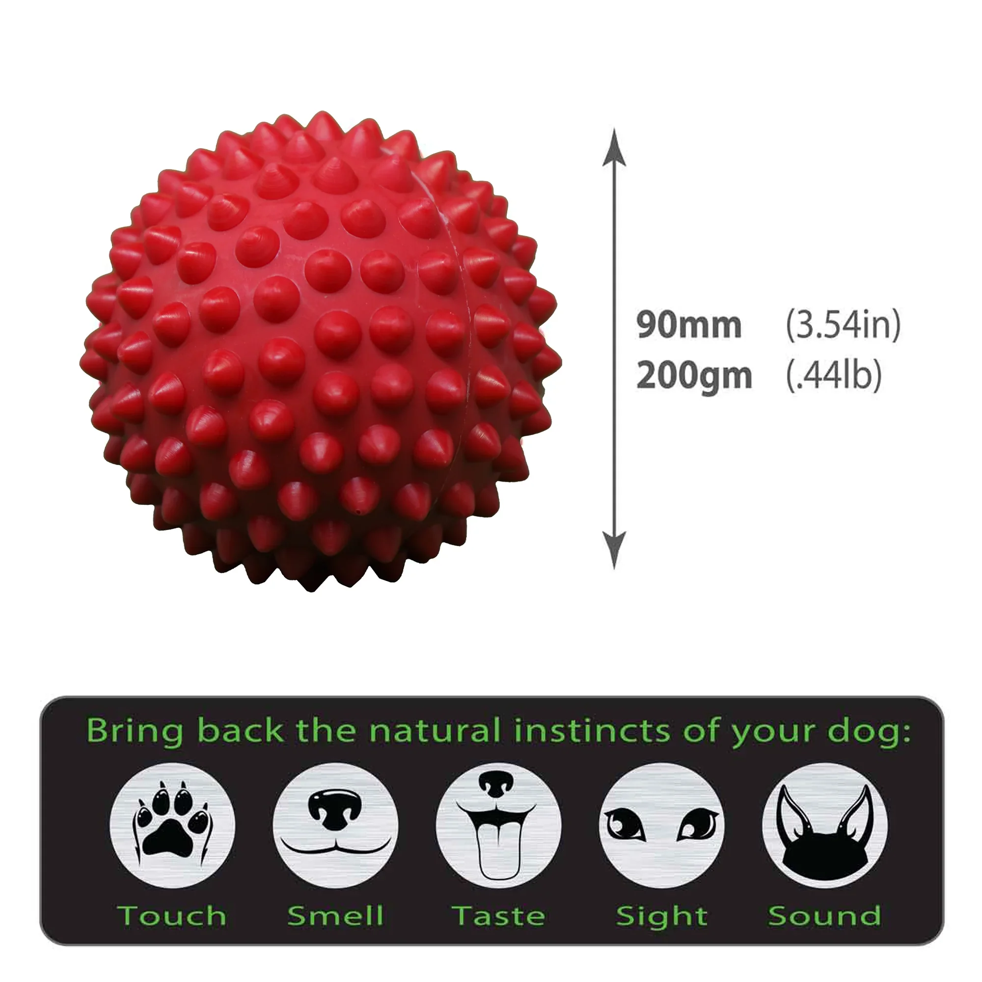 Aussie Dog Catch Ball – Durable Red Fetch Toy for Dogs
