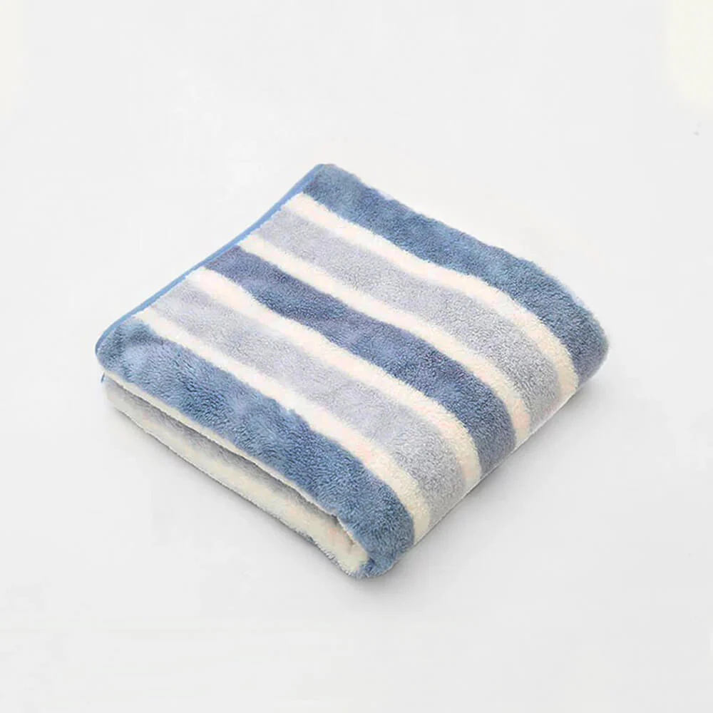 Striped Absorbent Drying Thickened Soft Dog & Cat Bath Towel