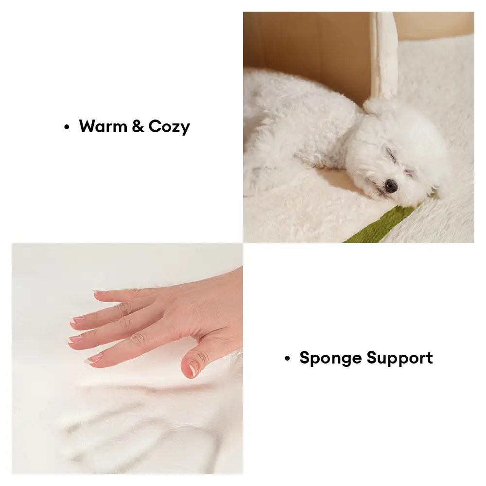 Cave-Style Warm Deep Sleeping Snug Cat Cave Dog House