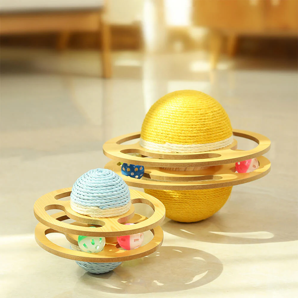 Sisal Scratching Ball Interactive Cat Toy